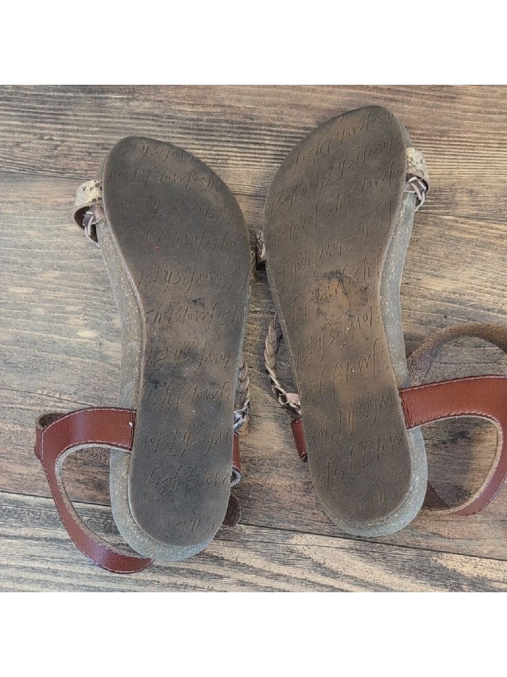 Blowfish Malibu Women's Goya Natural Coiled Sandals 7.5 L113 - Picture 6 of 8